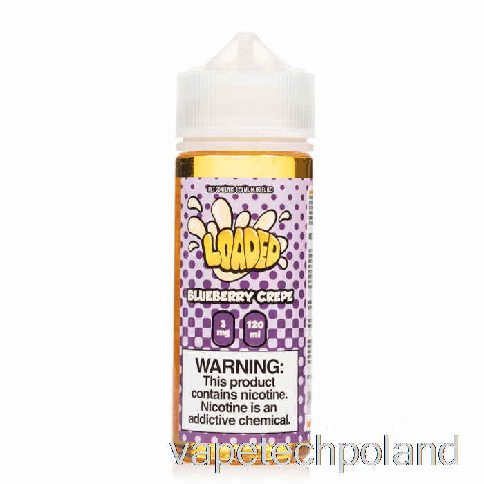 Vape Pod Blueberry Crepe - Naładowany E-liquid - Bezwzględne Opary - 120ml 6mg